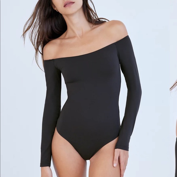 Tops | Aritzia Off The Shoulder Bodysuit | Poshmark